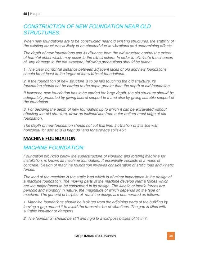 Machine Foundation Design Pdf